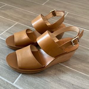 Sole Society New (Never Worn) Pavlina Leather Wedge Sandals